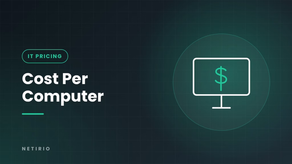 Managed IT cost per computer